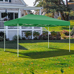Тент-шатер быстросборный Helex 4336 3x4,5х3м полиэстер зеленый, фото 6