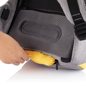 Рюкзак для ноутбука до 14 дюймов XD Design Bobby Compact, серый/желтый, фото 4