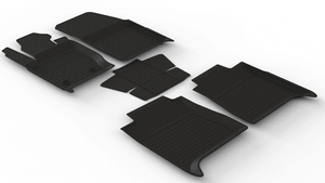 Коврики Seintex резиновые HAVAL H5 II 2023-  с высоким бортом (черные 318896), фото 1