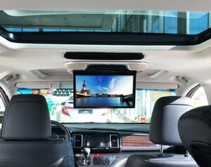 Автомобильный потолочный монитор Full HD 13,3" ERGO ER13AND на ANDROID (серый), фото 12