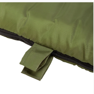 Спальный мешок TRAVEL XXL 400 (220х90) Hollowfiber зелёный (N-SB-H400-220x90) NISUS, фото 4