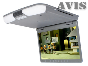 Автомобильный потолочный монитор 15,6" со встроенным DVD плеером AVEL AVS1520T (Cерый), фото 2