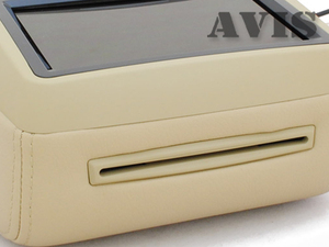 Подголовник со встроенным DVD плеером и LCD монитором 7" Avel AVS0745T (Бежевый), фото 3