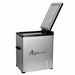 Kомпрессорный автохолодильник ALPICOOL C75 с внешней батареей, фото 3