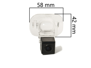 CCD штатная камера заднего вида с динамической разметкой AVEL Electronics AVS326CPR (#031) для HYUNDAI SOLARIS SEDAN/ KIA CERATO II (2009-2012) / VENGA