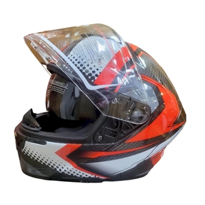 Шлем AiM RH360 Carbon глянцевый Battle Red XXXL, фото 1