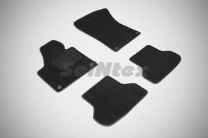 Ворсовые LUX коврики в салон Seintex для Audi A3 2003-2012 (черные, 83130), фото 1
