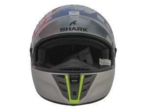 Шлем Shark SPARTAN RS BLANK MAT Silver/Yellow/Silver XXL, фото 5