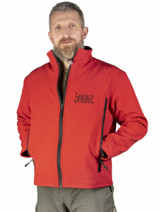 Куртка Lucky John SOFTSHELL 04 (красный  р.XL), фото 4