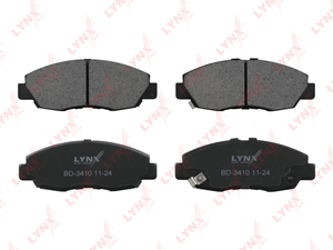 Колодки тормозные передние LYNXauto BD-3410. Для: HONDA Хонда Accord(Аккорд) >94/Civic(Цивик) 1.6-1.7 01-05/CR-V(Сиэрви) 2.0 >02, фото 2