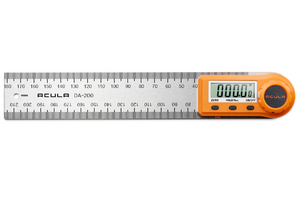 Электронный угломер (травленная шкала 200 мм, точность  0.3°, нержавеющая сталь) ACULA DA 200 LA00136, фото 2