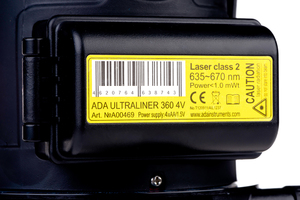 Лазерный уровень ADA ULTRALiner 360 4V Set, фото 10