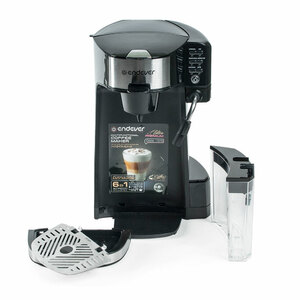 Многофункциональная кофеварка ENDEVER Costa-1070 электрическая, мош. 1000 Вт, 6 в 1, резервуар для воды (0,5 л) и молока (0,3 л), фото 9