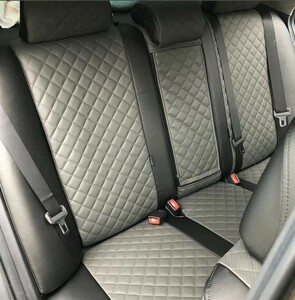 Чехлы из экокожи Ромб Seintex для Mazda CX5 II 2017-н.в. Ромб (серые, 90308), фото 2