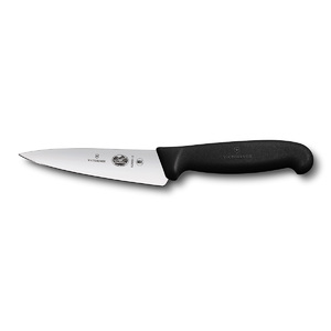 Нож Victorinox разделочный, лезвие 12 см, черный, фото 3