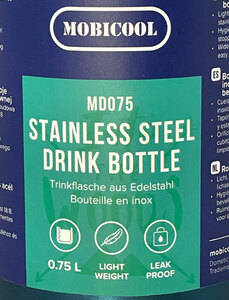 Спортивная бутылка MOBICOOL Stainless steel bottle MDO75 (нерж. сталь,0,75л), фото 5