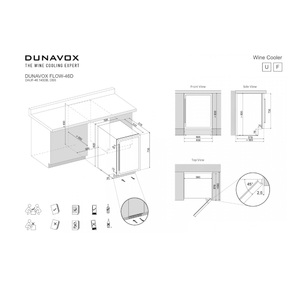 Винный шкаф Dunavox DAUF-46.145DBH, фото 5