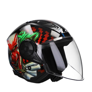Мотошлем LS2 OF616 AIRFLOW II HAPPY DREAMS (черный глянцевый, Black, 2XL), фото 1