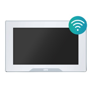 Монитор видеодомофона белый CTV-M5701 с Wi-Fi