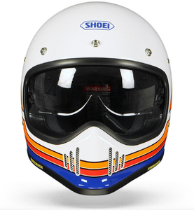 Шлем EX-ZERO EQUATION SHOEI (сине-красно-бело-желтый глянцевый, TC-2, XL), фото 3