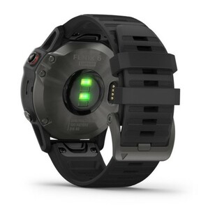 Умные часы Garmin Fenix 6 Sapphire серый DLC с черным ремешком, фото 9
