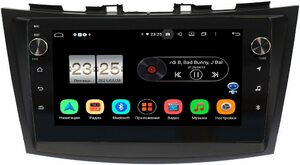 Штатная магнитола Suzuki Swift IV 2011-2017 LeTrun BPX609-9102 на Android 10 (4/64, DSP, IPS, с голосовым ассистентом, с крутилками)