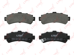 Колодки тормозные задние LYNXauto BD-5718. Для NISSAN Ниссан Almera(Алмера)(N15) 1.4-2.0D 95-00, фото 2