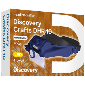 Лупа налобная с аккумулятором Discovery Crafts DHR 10, фото 2