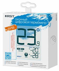 Термометр цифровой RST 01291, оконный, фото 4