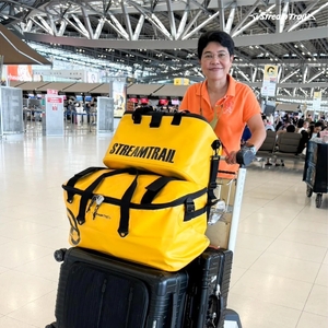 Сумка влагозащитная Stream Trail Mactra L 30л Saffron, фото 4