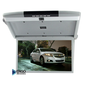 Автомобильный потолочный монитор 17.3" со встроенным Full HD медиаплеером ERGO ER17S (серый), фото 1