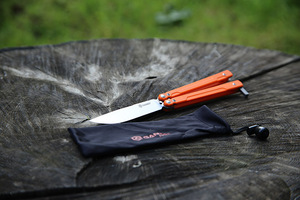 Нож-бабочка Ganzo G766-OR, оранжевый, фото 12