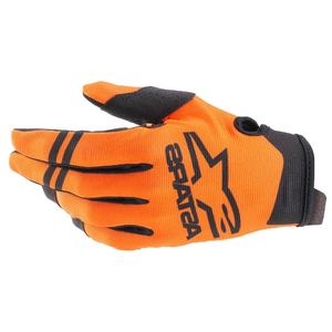 Мотоперчатки кроссовые YOUTH RADAR GLOVES ALPINESTARS (оранжево-черный, 41, 2XS), фото 2