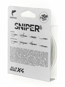 Леска плетёная Salmo Sniper BP ALL R BRAID х4 Grass Green 120/011, фото 2