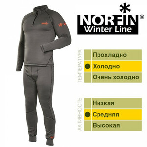 Термобелье Norfin WINTER LINE GRAY 06 р.XXXL, фото 1