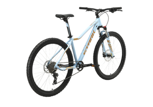Велосипед Stark'23 Viva 27.3 HD светло-голубой/оранжевый металлик 18", фото 2
