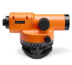 Комплект ACULA Оптический нивелир NIVEX B-24 (кратн.х24; точн.±2.0 мм/км;объектив 36 мм) + Геодезический штатив Geo 12-S (высота 99-173 см, фикс. ножек на винтах, алюминиевый нивелирный, площадка 125 мм, резьба 5/8") + Нивелирная рейка TLS 3 (3м), фото 3