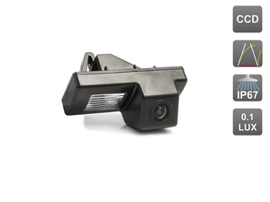 CCD штатная камера заднего вида с динамической разметкой AVEL Electronics AVS326CPR (#094) для TOYOTA LAND CRUISER 100/ LAND CRUISER 200 (2012-...)/ LAND CRUISER PRADO 120, фото 1
