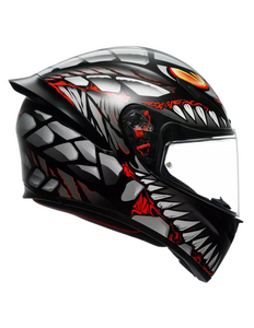 Шлем AGV K1 S E2206 Lyzard Matt Black/Grey/Red XL, фото 3