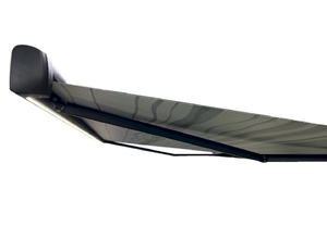 Маркиза безопорная 4.5 м,  MobileComfort EAGLE MЕ450BD, настенная, электрическая, чёрная, фото 4