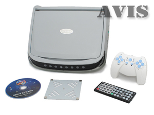 Потолочный автомобильный монитор 10.2" со встроенным DVD плеером AVEL AVS1029T (Серый), фото 5