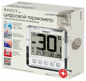 Термометр цифровой RST 02402 (S402) с внешним датчиком, фото 4