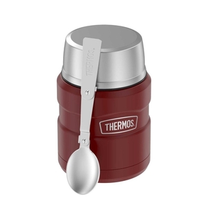 Термос для еды Thermos с ложкой SK3000 MRR (0,47 литра), красный, фото 2