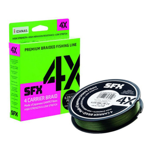 Леска плетеная SUFIX SFX 4X зелёная 135 м 0.165 мм 8.6 кг PE 1