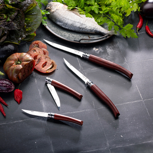 Нож филейный Opinel №10, нержавеющая сталь, рукоять бубинга, фото 7