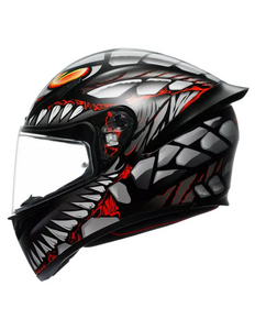 Шлем AGV K1 S E2206 Lyzard Matt Black/Grey/Red XL, фото 4