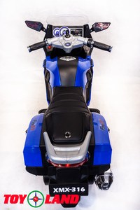 Детский мотоцикл Toyland Moto ХМХ 316 Синий, фото 8