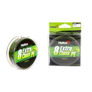 Шнур плетеный EXTRA CLASS 8 PE BRAID Green 0,20mm/135 (HS-8PEG-20/135 G) Helios