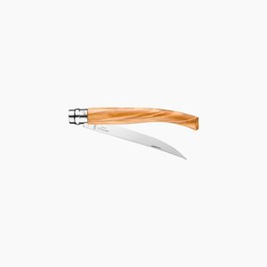 Нож филейный Opinel №12, нержавеющая сталь, рукоять оливковое дерево, фото 2