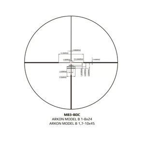 Оптический прицел ARKON Model B 1,7-10x45, фото 7